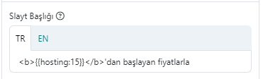 Slayt Gösterisi Bileşeni