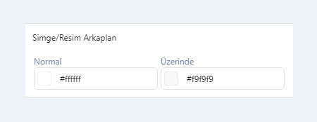Özellik Kutusu Bileşeni Özel Stil Simge Arkaplan Rengi