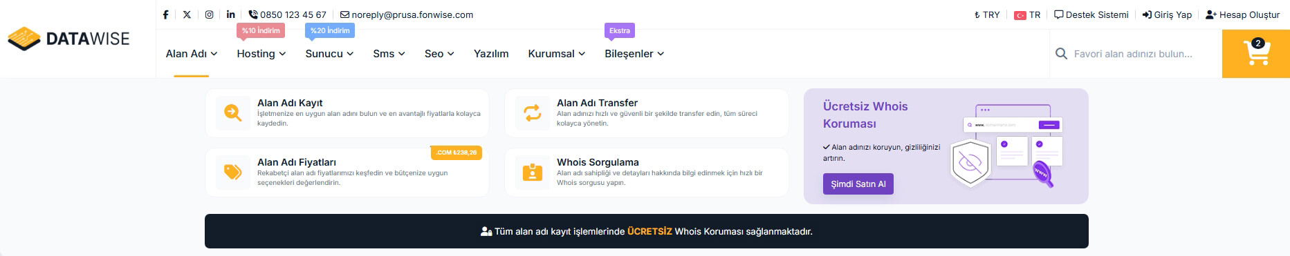 ALan Adı Mega Menü